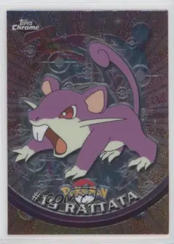 Rattata Topps Chrome Pokemon TV Animation Edition #19 2000 - Image 1