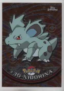 Nidorina Topps Chrome Pokemon TV Animation Edition #30 2000 - Image 1