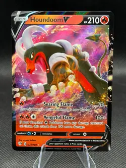 Houndoom V 021/189 - Pokemon TCG Swsh03: Darkness Ablaze Holo - Image 1