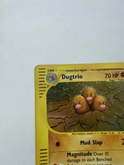 DUGTRIO 10/165 HOLO RARE EXPEDITION BASE SET POKEMON LP - Image 2