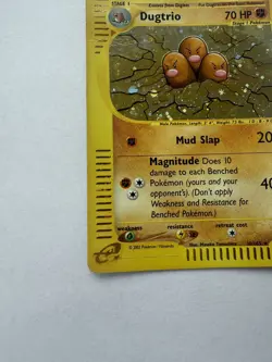 DUGTRIO 10/165 HOLO RARE EXPEDITION BASE SET POKEMON LP - Image 4