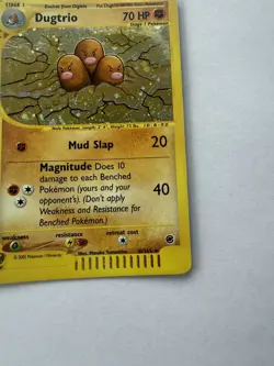 DUGTRIO 10/165 HOLO RARE EXPEDITION BASE SET POKEMON LP - Image 5
