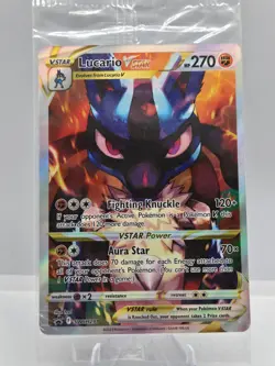 Lucario VSTAR SWSH291 Holofoil Promo Sword & Shield Promo Pokemon NM Sealed - Image 1
