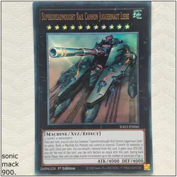 Superdreadnought Rail Cannon Juggernaut Liebe - RA03-EN041 - 1st Edition Yugioh - Image 1