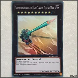 Superdreadnought Rail Cannon Gustav Max - RA04-EN063 - Yugioh - Image 1