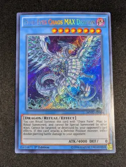 Yugioh - Blue-Eyes Chaos MAX Dragon MVP1-ENS04 1st edition Secret Rare NM - B - Image 1
