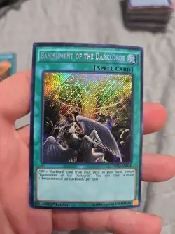 Banishment Of The Darklords DESO-EN034 Secret Rare 1st Lp Darklord YuGiOh - Image 1