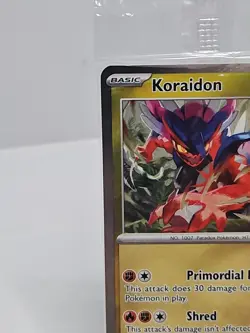 Koraidon 119/162 EB Games Stamped Sealed Promo Pokemon Card - Image 3