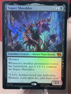 MTG TMNT Super Shredder Teenage Mutant Ninja Turtles Foil Mythic Rare 🔥🔥 Magic - Image 1