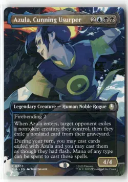 Azula, Cunning Usurper (Borderless) Avatar: The Last Airbender Regular - Image 1