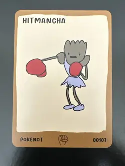 Pokenot 151 Dysfunctional Passholders Hitmancha Hitmanchan 00107 Pokemon🔥 - Image 1