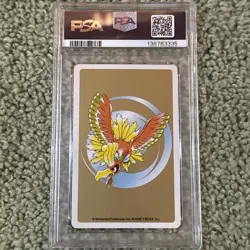 2000 Pokemon Psyduck Poker PSA 10 Gold Playing Cards 5 of Spades 054 POP 24 - Image 2