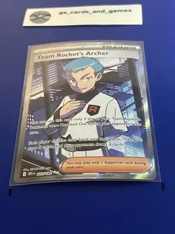 Team Rockets Archer 223/182 Full Art Trainer - Destined Rivals - Pokemon TCG - Image 1