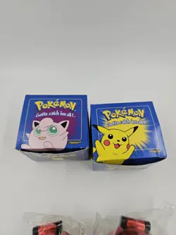 1999 Pokemon Jigglypuff And Pikachu Burger King 23K Gold Plated Trading Card New - Image 2