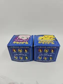 1999 Pokemon Jigglypuff And Pikachu Burger King 23K Gold Plated Trading Card New - Image 4