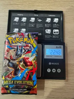 HEAVY !!!22.48g Mega Evolution Pokemon Sealed Booster Pack - Image 1
