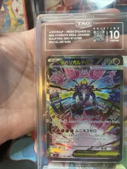 Pokemon Mega Zygarde ex Japanese SAR Nihil Zero 113/080 TAG 10 Pristine - Image 5