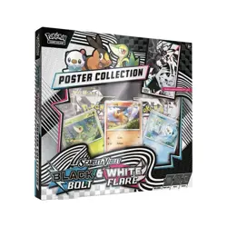 Pokemon TCG Unova Poster Collection Black Bolt White Flare IN HAND SHIPS TODAY - Image 1