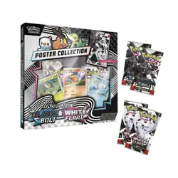 Pokemon TCG Unova Poster Collection Black Bolt White Flare IN HAND SHIPS TODAY - Image 2