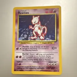 Pokemon Mewtwo Base Set 3 Card Lot 10/102 Regular & Holo Wizards of the Coast - Image 3