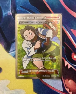 Pokemon Professor Birch's Observations 159 Full Art 159/160 XY-Primal Clash NM - Image 1
