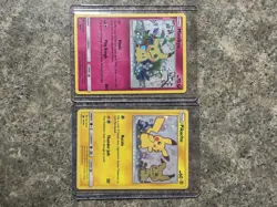 Pokemon TCG Holo Mimikyu SM163 & Pikachu SM162 Holo Promo Sun And Moon MP - Image 1