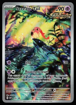 Scream Tail 065 Holo Illustration Rare Scarlet & Violet Promo Pokemon Card - Image 1