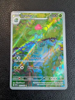 Ivysaur - 167/165 Pokemon 151 (Pokemon) Full Art Illustration Rare - Image 1