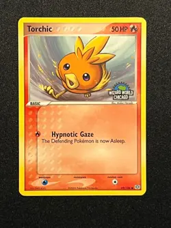 Pokemon 2005 Ex Emerald- Torchic #69 Wizard World Chicago Stamped Promo Rare-NM - Image 2
