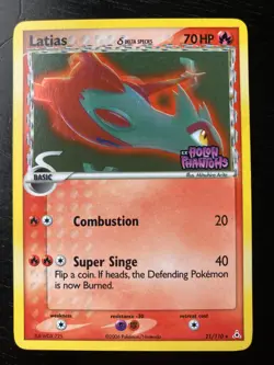Pokemon Holon Phantoms RARE Holo Stampe Latias 21/110 Excellent/ Near-Mint Cond - Image 1