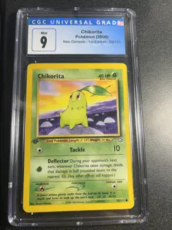 Pokemon TCG Chikorita Neo Genesis 1st Edition (2000) #53/111 - Image 1