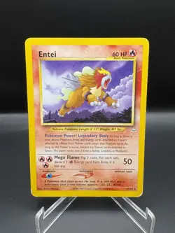 Entei ⭐ 17/64 Rare Neo Revelation 2001 Pokemon LP - Image 1
