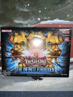 Yu-Gi-Oh! The Infinite Forbidden Mini Booster Box 1st Edition W/ Token Sealed - Image 1