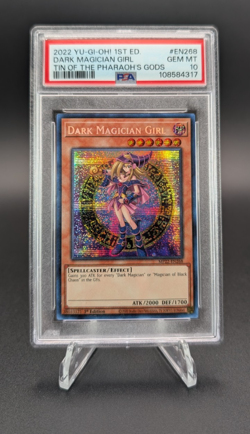 Dark Magician Girl 2022 Yu-Gi-Oh 1st Ed. Tin Of The Pharaoh's Gods #EN268 PSA 10 - Image 1