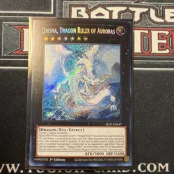 YuGiOh! ALIN-EN047 Chasma, Dragon Ruler of Auroras 1st Edition Secret Rare NM - Image 1