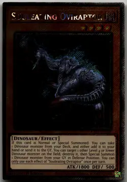 Souleating Oviraptor (Platinum Secret Rare) Platinum Secret Rare Quarter Century - Image 1