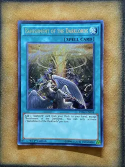 Yugioh Banishment of the Darklords DESO-EN034 Secret Rare 1st Ed MP - Image 1