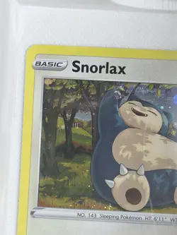 Pokemon Snorlax Cosmos Holo 141/192 Miscellaneous 2020 Basic 150 HP 120 ATK Card - Image 3