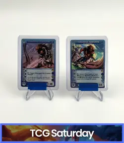 CHAOTIC GAME CCG TANGATH TOBORN SUPER CARDS LOT OF 2 - Image 1