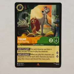 Tramp 10/204 Disney Lorcana Archazia's Island Regular Rare Card NM - Image 1