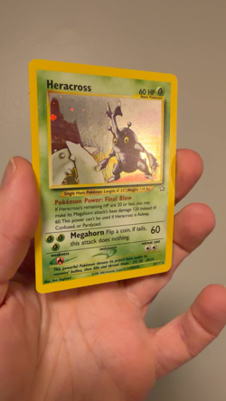 Heracross Neo Genesis 6/111 Holo Rare 2000 Pokemon Vintage Card LP - Image 2
