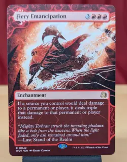 Fiery Emancipation #0042 Wilds of Eldraine: Enchanting Tales - Regular NM - Image 1