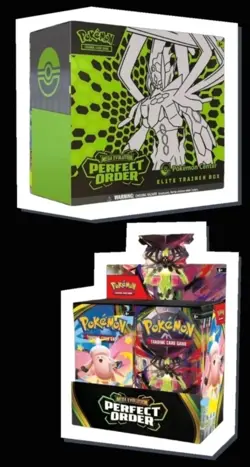 PRESALE - Perfect Order Pokemon Center Bundle: 1x ETB, 1x Booster Box (36 Packs) - Image 1