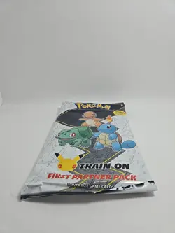 Pokemon TCG First Partner Pack KANTO - 25th Anniversary Train On Oversize Cards 820650809682 - Image 2