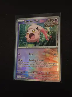 Scream Tail Pokemon Prismatic Evolutions 042/131 Master Ball Pattern Holo NM - Image 1