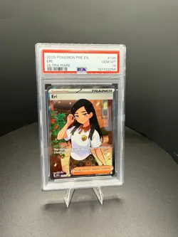 2025 POKEMON PRE EN-PRISMATIC EVOLUTIONS ULTRA RARE #136 ERI PSA 10 - Image 1