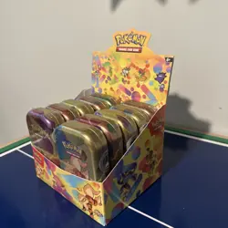 Pokemon Scarlet & Violet 151 Mini Tins Display Case - 10x Factory Sealed Tins - Image 2