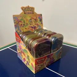 Pokemon Scarlet & Violet 151 Mini Tins Display Case - 10x Factory Sealed Tins - Image 3