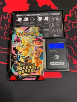 VERY HEAVY! GOD PACKUUU 22.67g Ascended Heroes Pokemon TCG Booster (SEALED) - Image 1