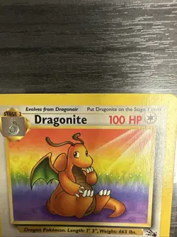 1999 Pokemon TCG Fossil Set Dragonite #19/62 Non-Holo Rare LP Condition - Image 2